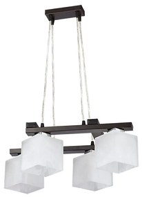 Jupiter 1099 - PO 4 p - Závesný luster POLA 4xE27/60W/230V wenge