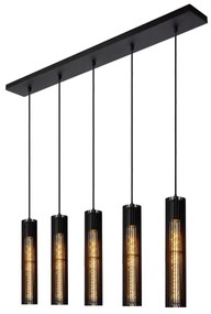 Lucide 73406/05/30 - Luster na lanku LIONEL 5xE27/60W/230V