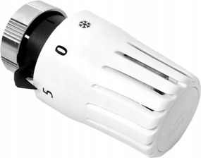 Invena Mini 2 PROV, termostatická hlavica na vykurovacie teleso M30×1,5, biela, INV-CD-74-015-X