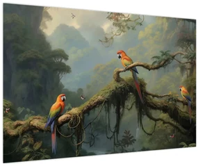 Obraz - Tropický les (90x60 cm)