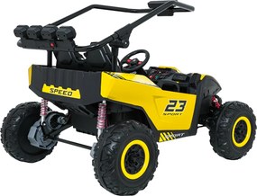 Ramiz Elektrická bugina TURBO 23 pre deti žltá