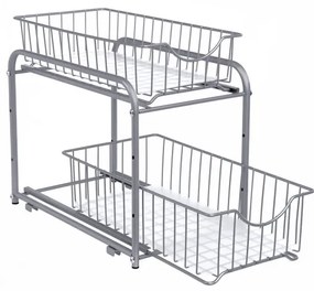 Kuchynský organizér KCS017E01 sivý