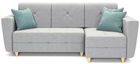 Rohová sedacia súprava Grey P Enzo 162+Enzo 154 dr narural J.SZ