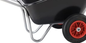 GARDEN LINE Záhradný fúrik – objem 280 l, čierny