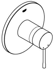 GROHE 24057001 - Sprchová batéria ESSENCE v lesklom chróme