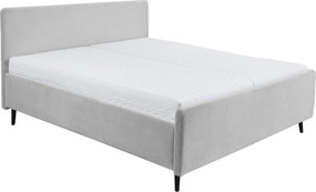 XXXLutz ČALÚNENÁ POSTEĽ, 160/200 cm, svetlosivá MID.YOU - Online Only spálne - 002220052710