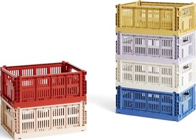 Úložný kôš Hay Colour Crate M tlmená biela