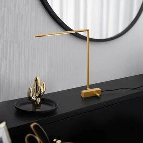 LED stolová lampa Raccio zlatá