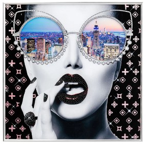 NY View obraz  viacfarebný 80x80 cm