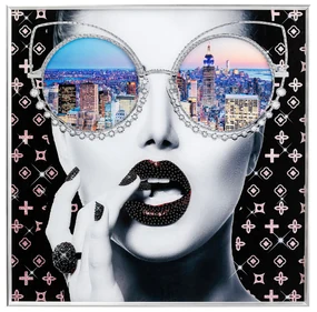 NY View obraz  viacfarebný 80x80 cm