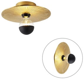 Orientálna stropná lampa zlatá - Konge