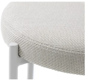 Krémová kovová stolička Pelican – Unique Furniture