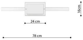 Thoro TH.248 - LED Luster na lanku RIO LED/50W/230V CRI90 3000K pr. 78 cm zlatá