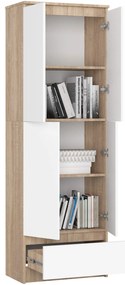 Skriňa Rexa 60 cm dub sonoma/biela