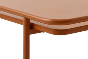 Dizajnový odkladací stolík Harinder 45 cm terakota