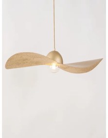Luster na lanku KAPELLO 1xE27/60W/230V pr. 76 cm zlatá