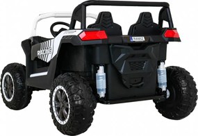 Ramiz Buggy ATV Racing pre 2 deti Biela + pohon 4x4 + diaľkové ovládanie + pomalý štart + MP3 LED