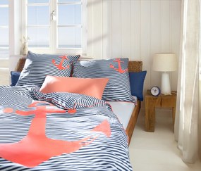 Obliečky na vankúš z mikrovlákna, 2 ks, tmavomodré