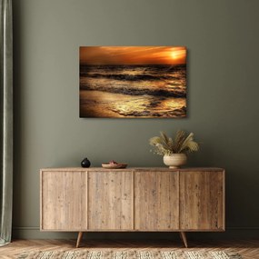 Obraz - Vlny pri pobreží (90x60 cm)