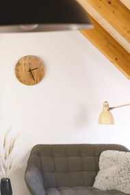 Wooded Nástěnné hodiny Ottawa z masivu DUB o32 cm