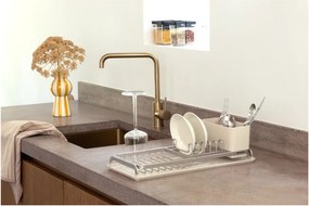 Béžový kovový odkvapkávač 46x20 cm – Brabantia