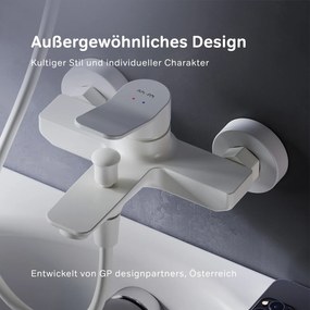 Vaňová a sprchová batéria AM.PM X-Joy FXA10033 jednopáková, biela