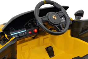 Ramiz Detské autíčko Porsche Spyder RS 718, žltý lak