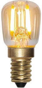 Star trading LED žiarovka s vláknom E14 jantárové sklo