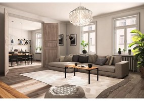 Konferenčný stolík z dubového dreva v prírodnej farbe 60x80 cm Abies - The Beds