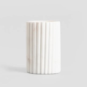 Stojan na príbory MARBLE STRIPES biely mramorový, ryhovaný 724329
