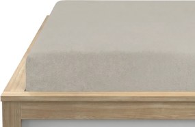Froté plachta EXCLUSIVE sivo-hnedá 90 x 200 cm