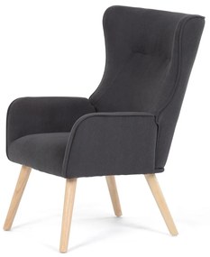 Kreslo s područkami GREY2, sivá