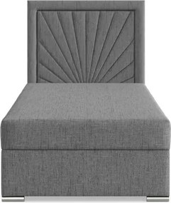 Čalúnená posteľ VICENZA 90×200 cm sivá
