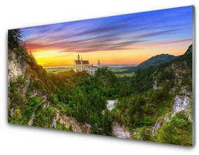 Nástenný panel  Hory príroda 100x50 cm