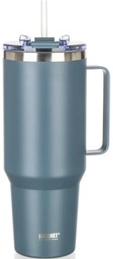 Banquet Termohrnček nehrdz. s uchom Twain 1200 ml, tmavosivá