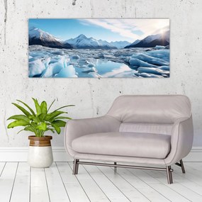 Obraz - Ľadovcové útvary (120x50 cm)