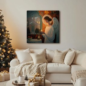 Obraz anjel so sviečkou