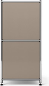 Kovová odkladacia skrinka »CN3« s 2 výklopnými priečinkami