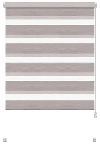 Taupe roleta deň a noc 80x150 cm Zebra Silvalin – Gardinia