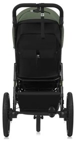 Lionelo - Športový kočík AZURA čierna/zelená