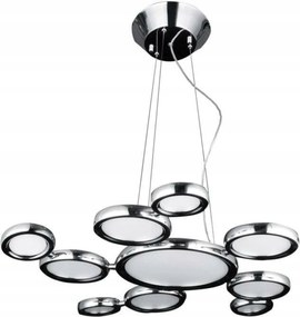 Led Závesné svietidlo AZzardo Satellite AZ1786 111W 6600lm 3000K 80cm chromo