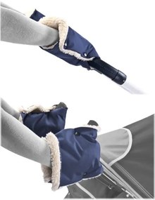 SENSILLO Rukávnik na kočík 2 ks Sensillo 45x21 navy