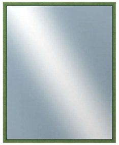 DANTIK - Zrkadlo v rámu, rozmer s rámom 80x100 cm z lišty BOX zelená morená (1751)