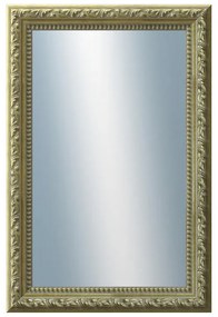 DANTIK - Zrkadlo v rámu, rozmer s rámom 40x60 cm z lišty HONEST Au vysoká malá (3153)