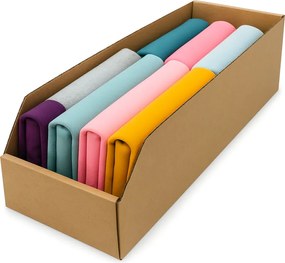 KARTON PAK Úložné boxy na oblečenie, organizéry do skrine EKO KARTÓN 15x49cm