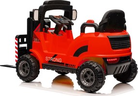 LEAN CARS Akumulátorový vysokozdvižný vozík WH101 červený