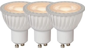 SADA 3x LED Stmievateľná žiarovka MR16 GU10/5W/230V 3000K - Lucide 49006/15/31