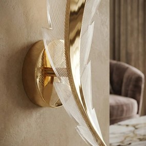 Toolight Rea, NÁSTENNÉ LED SVIETIDLO G182-W GOLD, OSW-07814