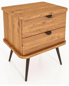 Nočný stolík z dubového dreva v prírodnej farbe Kula - The Beds