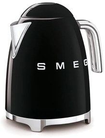 Čierna rýchlovarná kanvica z nehrdzavejúcej ocele 1,7 l Retro Style – SMEG